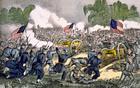 +history+civil+war+Battle+of+Gettysburg+Currier+and+Ives+ clipart