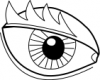 +people+angry+eye+ clipart