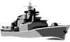 +armed+forces+military+frigate+ clipart