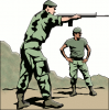 +armed+forces+military+shooting+instructions+ clipart