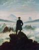 +art+painting+Friedrich+Wanderer+Above+Sea+of+Fog+ clipart