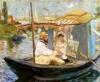 +art+painting+Manet+Monet+Painting+in+His+Floating+Studio+ clipart