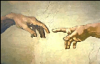 +art+painting+Michelangelo+Adams+Hand+ clipart