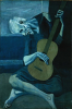 +art+painting+Picasso+The+Old+Guitarist+ clipart