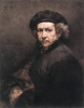 +art+painting+Rembrandt+self+portrait+ clipart