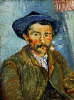 +art+painting+Van+Gogh+Peasant+Man+ clipart