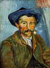 +art+painting+Van+Gogh+Peasant+Man+ clipart