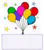 +clipart+balloon+banner+flying+ clipart