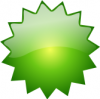 +clipart+glossy+button+blank+green+starburst+ clipart