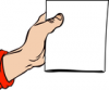 +clipart+hand+holding+brochure+ clipart
