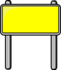 +clipart+highway+sign+yellow+ clipart