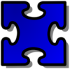 +clipart+puzzle+jigsaw+blue+03+ clipart