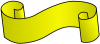 +clipart+shape+yellow+scroll+banner+ clipart