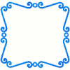 +clipart+spiral+frame+blue+ clipart