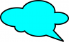 +clipart+talk+bubble+cloud+left+ clipart