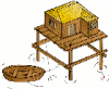 +building+structure+fishery+ clipart