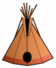 +building+structure+teepee+2+ clipart