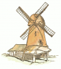 +building+structure+windmill+ clipart