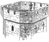 +medieval+structure+battlement+ clipart