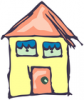 +building+home+dwelling+house+child+drawing+2+ clipart