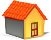 +building+home+dwelling+house+tiled+roof+ clipart