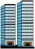 +building+structure+city+pair+of+skyscrapers+ clipart