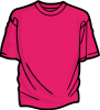 +clothing+apparel+T+Shirt+pink+ clipart