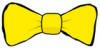 +clothing+apparel+bowtie+yellow+ clipart