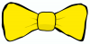 +clothing+apparel+bowtie+yellow+ clipart