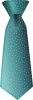 +clothing+apparel+tie+dotted+teal+ clipart
