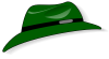 +headware+apparel+fedora+green+2+ clipart