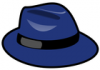 +headware+apparel+fedora+navy+ clipart