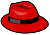 +headware+apparel+fedora+red+ clipart