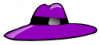 +headware+apparel+purple+hat+ clipart