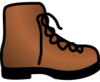 +shoes+footware+apparel+brown+boot+ clipart