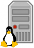 +technology+tech+Linux+server+ clipart