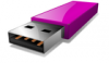 +computer+memory+storage+USB+flash+drive+purple+ clipart