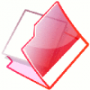 +icon+open+folder+red+ clipart