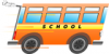 +education+learn+fast+school+bus+isolated+ clipart