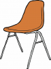 +education+learn+student+chair+angle+view+ clipart