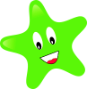 +win+winner+happy+star+green+ clipart