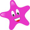 +win+winner+happy+star+pink+ clipart