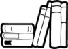 +read+reading+books+BW+ clipart