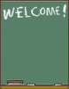+school+welcome+chalkboard+ clipart