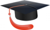 +hat+graduation+cap+red+tassle+ clipart