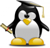 +school+graduate+penguin+ clipart