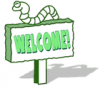 +sign+information+welcome+green+2+ clipart