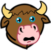 +animal+Bull+icon+worried+ clipart