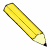 +write+writing+utensile+pencil+yellow+basic+ clipart