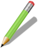 +write+writing+utensile+short+realistic+pencil+ clipart